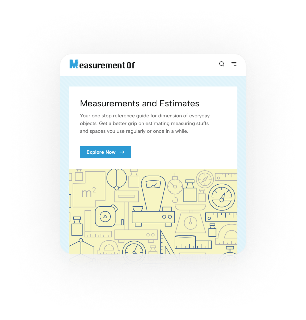 visuals for measurementof